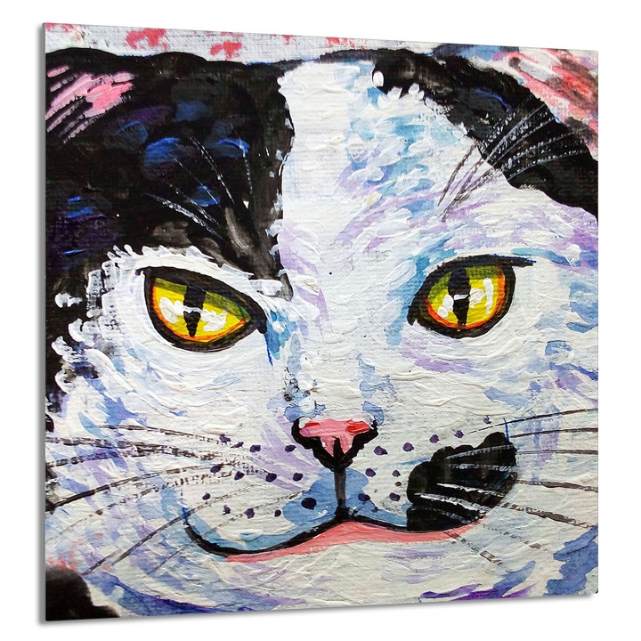 Üvegpanel konyhába 60x65 cm, TMK ArtDeko, védelem, edénytartó, többszínű