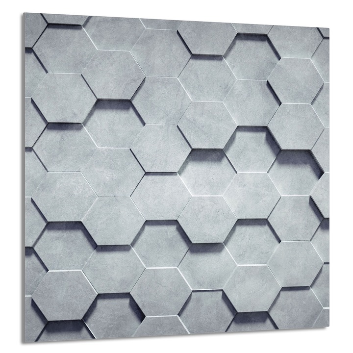 TMK ArtDeko Üveg konyhai hátfal 60x65cm, modern design, multifunkcionális, szennyeződés elleni védelem, könnyen tisztítható