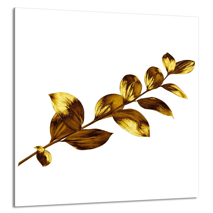 TMK ArtDeko Üveg konyhai hátfal 60x65cm, arany design, multifunkcionális