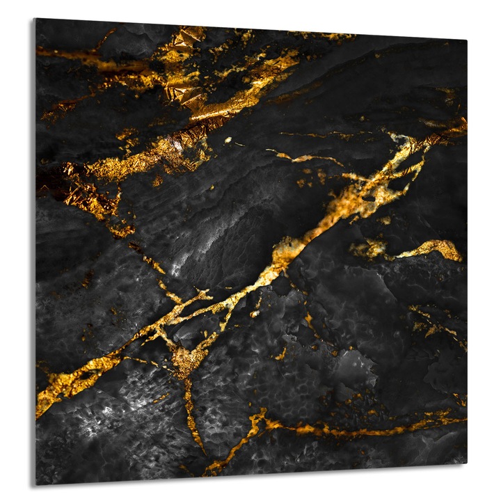 Üveg konyhai hátlap 60x65 cm, TMK ArtDeko, márvány, védelem, edénytartó