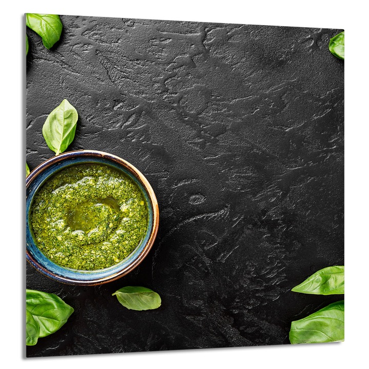 TMK ArtDeko Üveg konyhai hátfal 60x65cm, védelem, edénytartó, többszínű