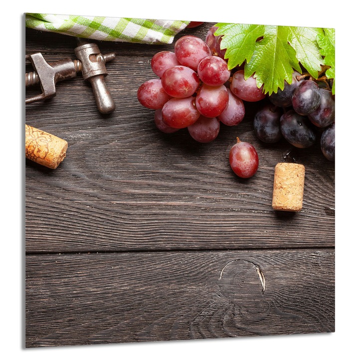 TMK ArtDeko konyhai üvegpanel 60x65cm, gyümölcs design, multifunkcionális