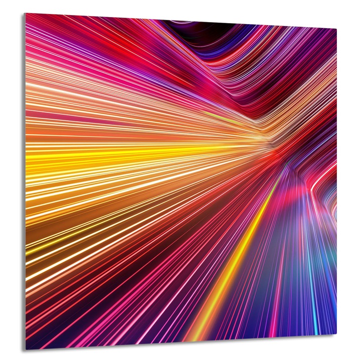 TMK ArtDeko Üveg konyhai hátfal 60x65cm, színes, multifunkcionális