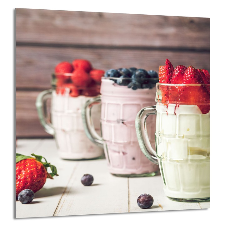 TMK ArtDeko konyhai üvegpanel 60x65cm, védelem, edénytartó, többszínű