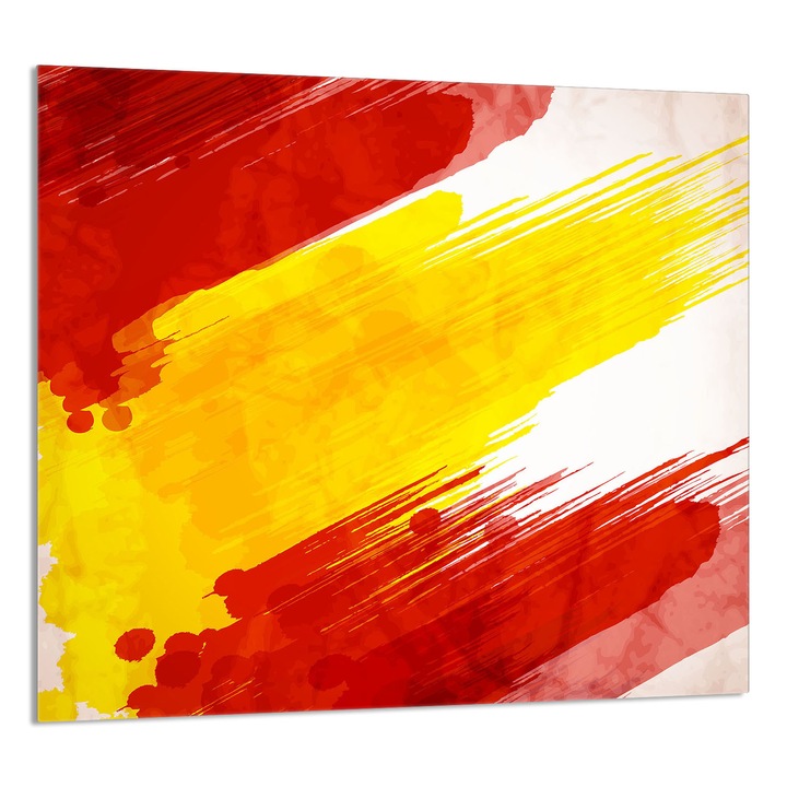 TMK ArtDeko 65x60cm üveg konyhai panel, színes, többfunkciós