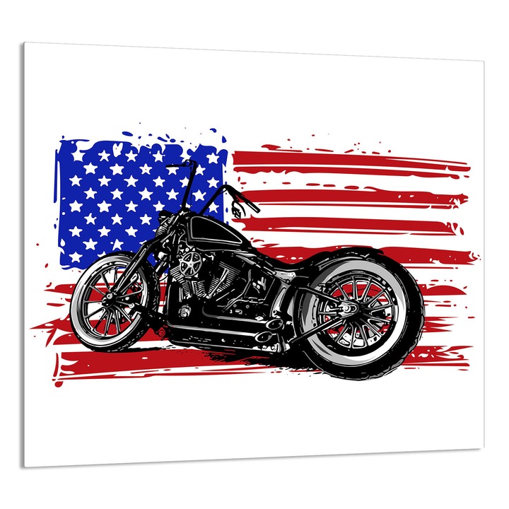 TMK ArtDeko konyhai üvegpanel 65x60cm, védelem, edénytartó, többszínű