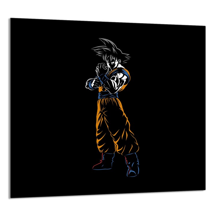 TMK ArtDeko Üveg konyhai hátfal 65x60 cm, védelem, edénytartó, többszínű