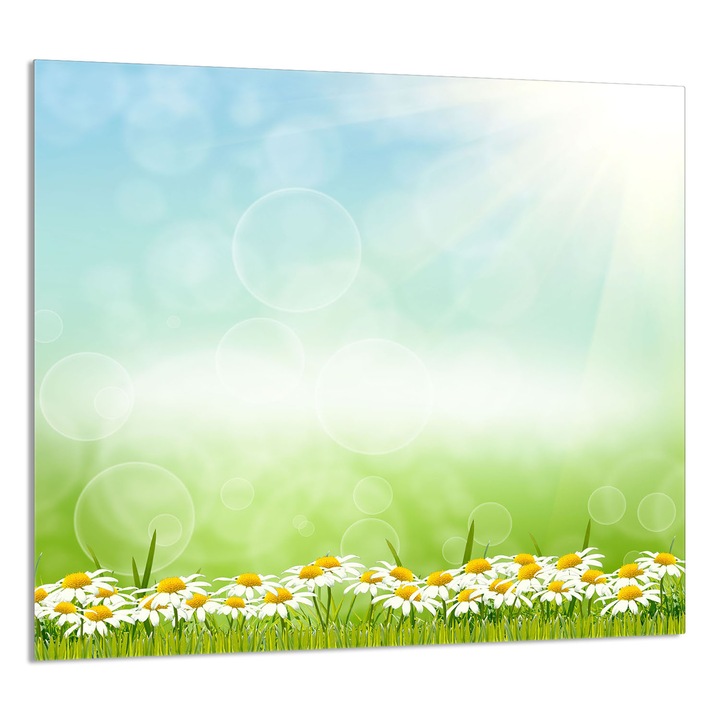 Konyhai üvegpanel 65x60 cm, TMK ArtDeko, modern design, multifunkcionális, szennyeződés elleni védelem, élénk színek