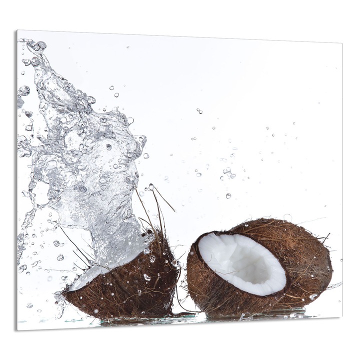 TMK ArtDeko Üveg konyhai hátfal 65x60cm, védelem, modern design, többszínű