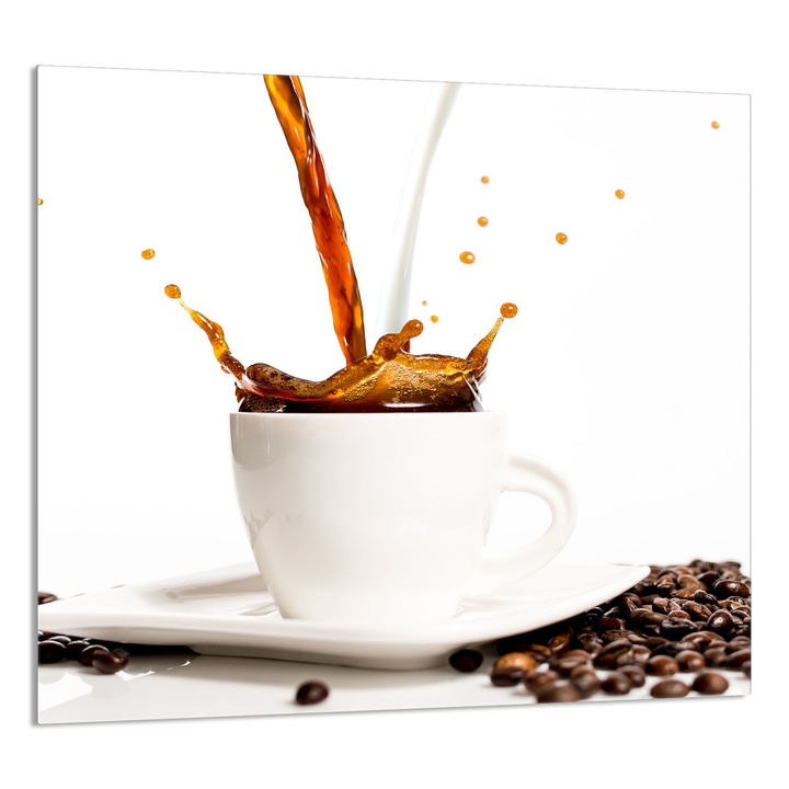 TMK ArtDeko konyhai üvegpanel 65x60cm, védelem, edénytartó, többszínű