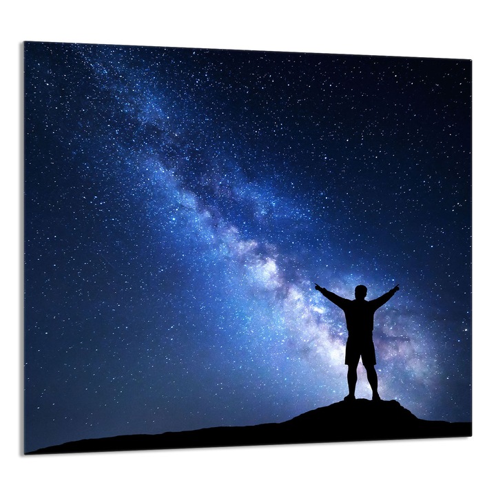 TMK ArtDeko Üveg konyhai hátlap 65x60cm, védelem, modern design