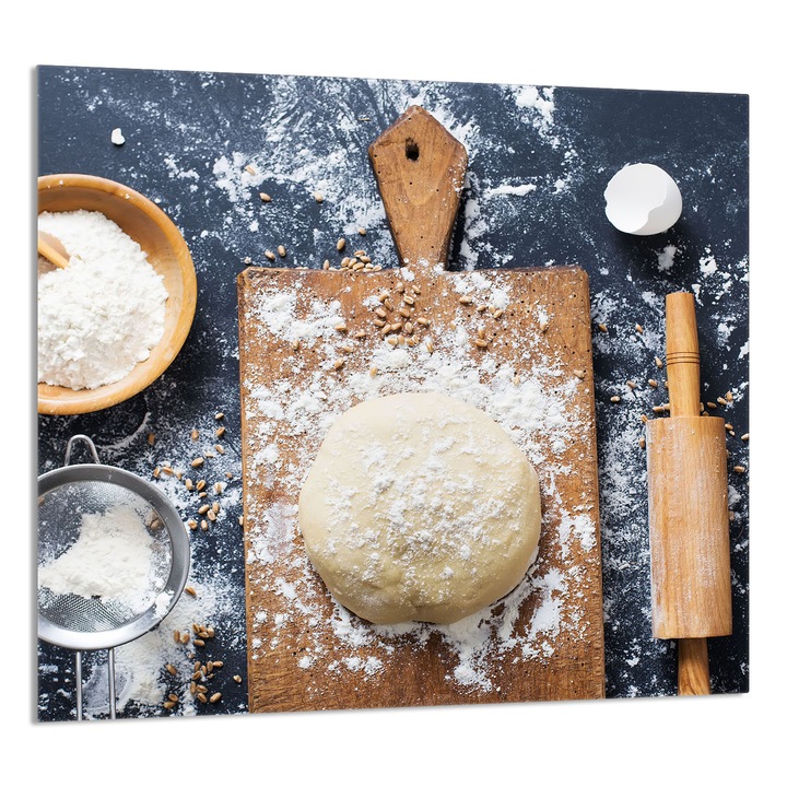 TMK ArtDeko konyhai üvegpanel 65x60cm, védelem, edénytartó, többszínű