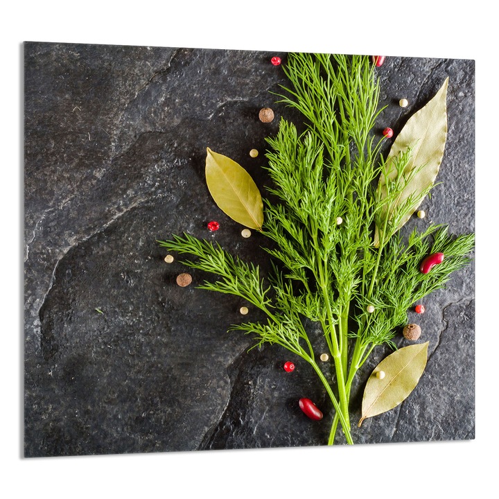 TMK ArtDeko Üveg konyhai hátfal 65x60cm, védelem, modern design