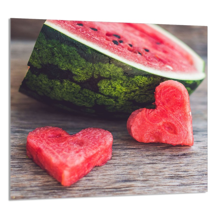 TMK ArtDeko Üveg konyhai hátfal 65x60 cm, grafikával, többfunkciós