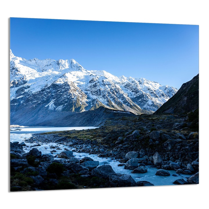 TMK ArtDeko Üveg konyhai hátfal, 65x60 cm, védelem, többszínű