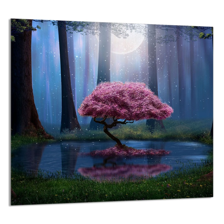 TMK ArtDeko Üveg konyhai hátfal 65x60cm, modern design, multifunkcionális, szennyeződés elleni védelem, könnyen tisztítható