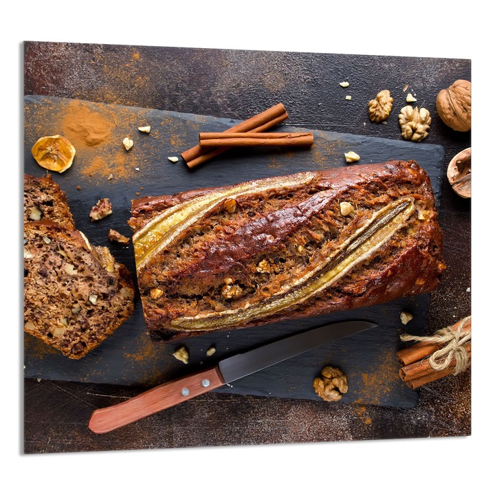 TMK ArtDeko Üveg konyhai panel 65x60cm, védelem, többszínű