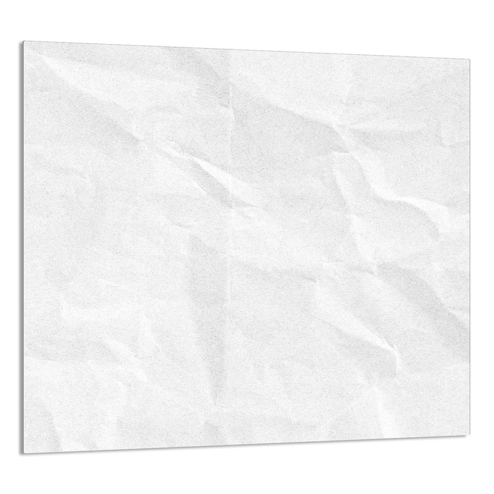 TMK ArtDeko Üveg konyhai hátfal, 65x60 cm, fehér, multifunkcionális