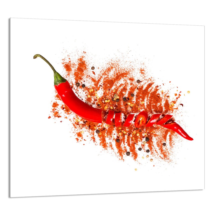 TMK ArtDeko konyhai üvegpanel 65x60cm, védelem, modern design, többszínű