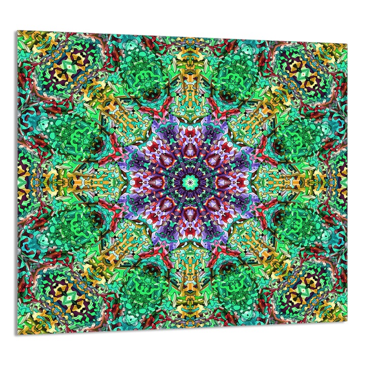 TMK ArtDeko Üveg konyhai hátlap 65x60cm, védelem, modern design