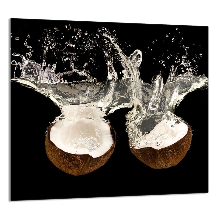 TMK ArtDeko konyhai üvegpanel 65x60cm, védelem, edénytartó, többszínű