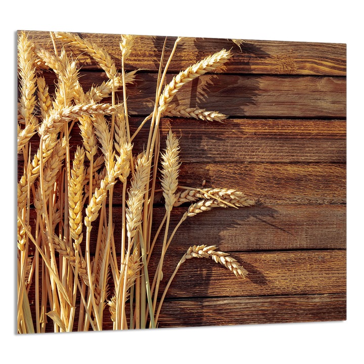 TMK ArtDeko konyhai üvegpanel 65x60cm, védelem, modern design, többszínű