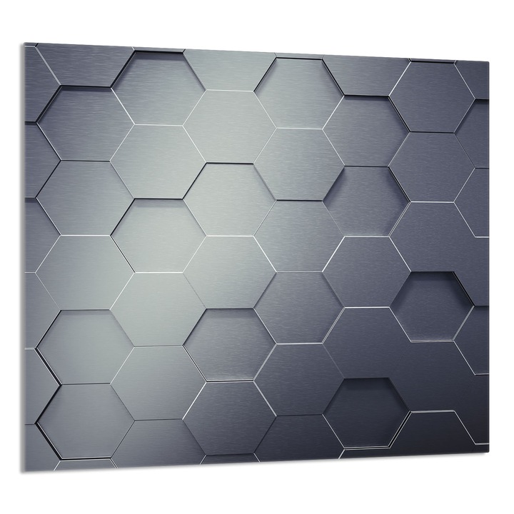 TMK ArtDeko Üveg konyhai hátlap 65x60cm, védelem, edénytartó, modern design