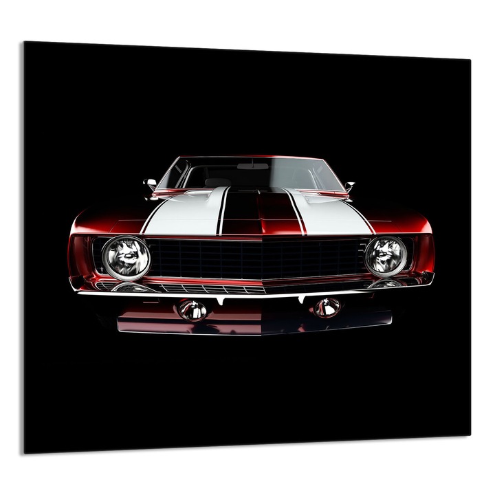 TMK ArtDeko 65x60 cm-es dekoratív üveg fali panel konyhába, védő