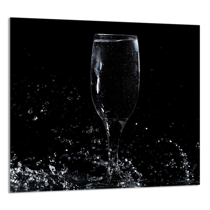 TMK ArtDeko Üveg konyhai hátfal 65x60cm, védelem, edénytartó, modern design