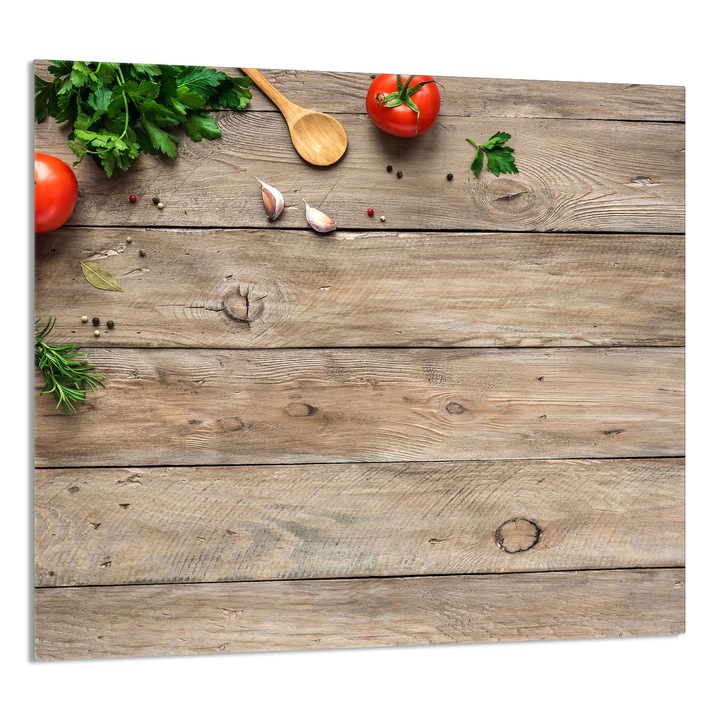 TMK ArtDeko konyhai üvegpanel 65x60cm, védelem, edénytartó, többszínű