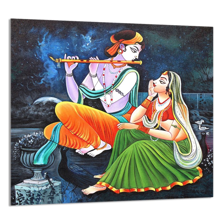 TMK ArtDeko konyhai üvegpanel 65x60cm, védelem, edénytartó, többszínű