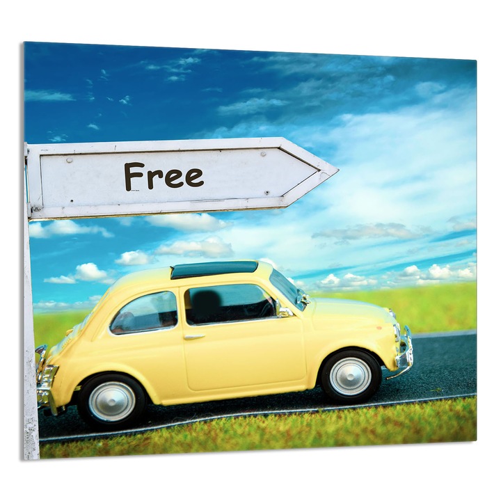 TMK ArtDeko dekoratív üveg fali panel konyhába, 65x60 cm