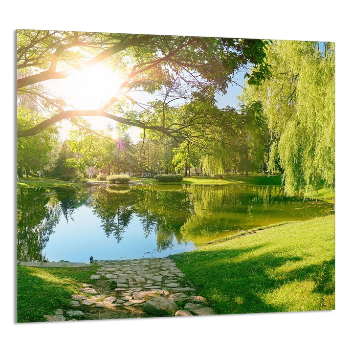 TMK ArtDeko 65x60cm üveg dekorációs lap konyhába, védelem