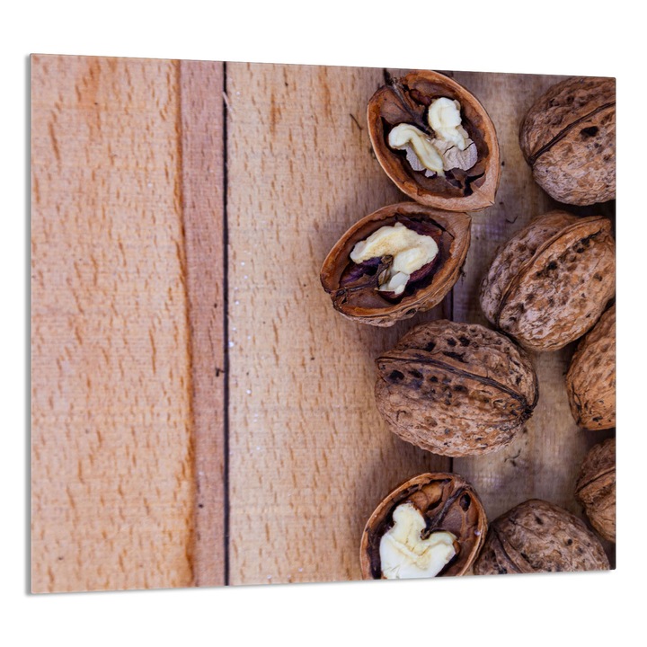 TMK ArtDeko 65x60cm konyhai üveg dekorációs tábla, védelem, edénytartó, többszínű