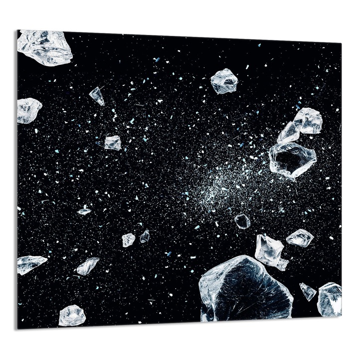 TMK ArtDeko konyhai üvegpanel 65x60cm, védelem, edénytartó, többszínű