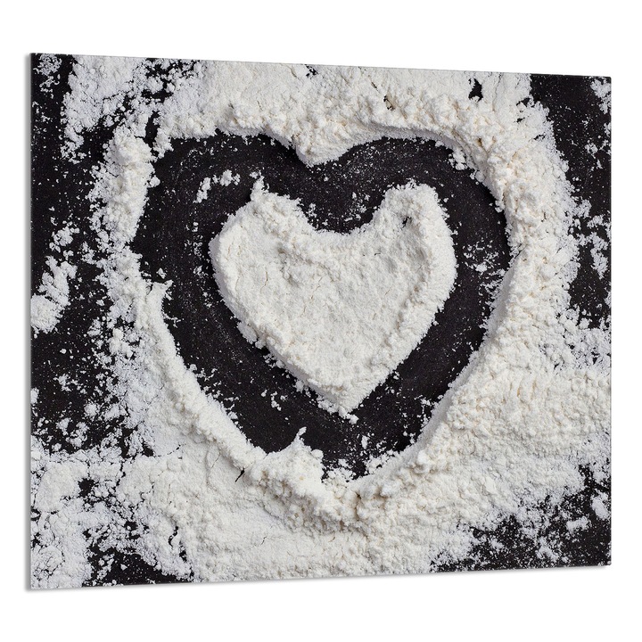 TMK ArtDeko 65x60cm üveg dekorációs tábla konyhába, védelem