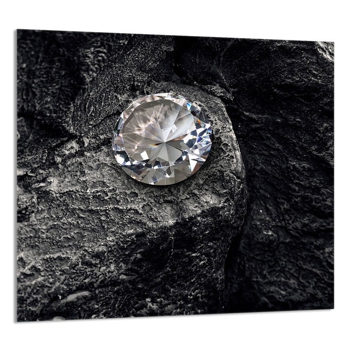 TMK ArtDeko Üveg konyhai hátfal 65x60cm, védelem, edénytartó, modern design