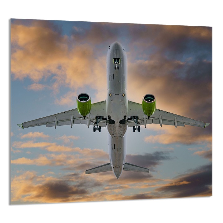 TMK ArtDeko 65x60cm üveg konyhai hátlap, védelem, edénytartó, modern design