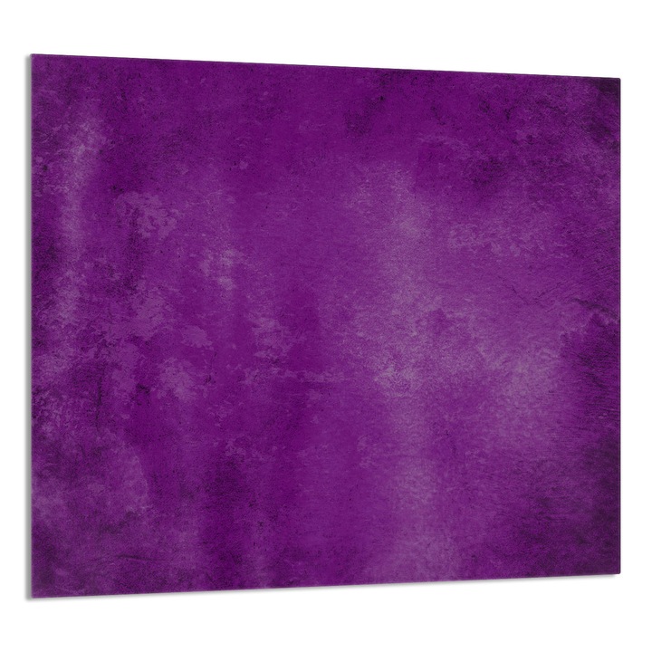 TMK ArtDeko 65x60cm, lila, többfunkciós üveg dekorációs lap konyhába