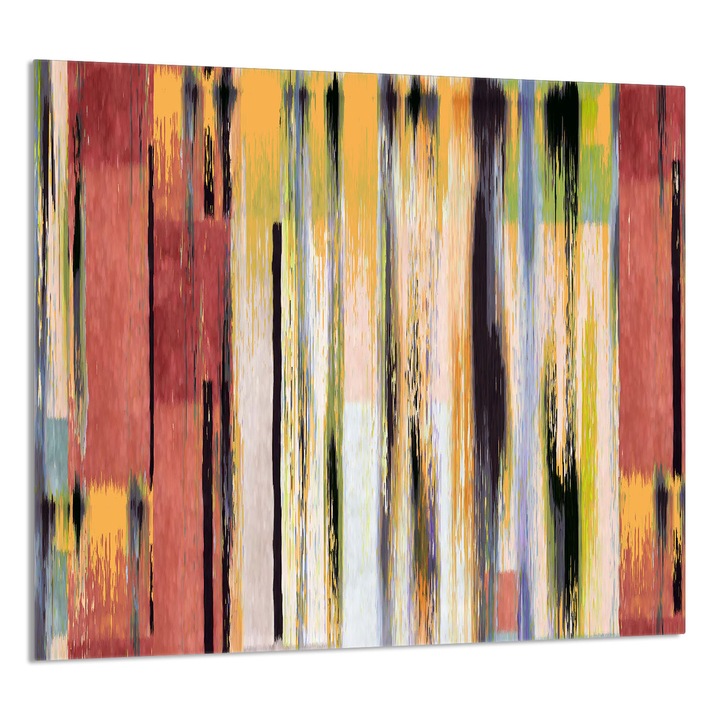 TMK ArtDeko 65x60cm üveg konyhai panel, színes, többfunkciós