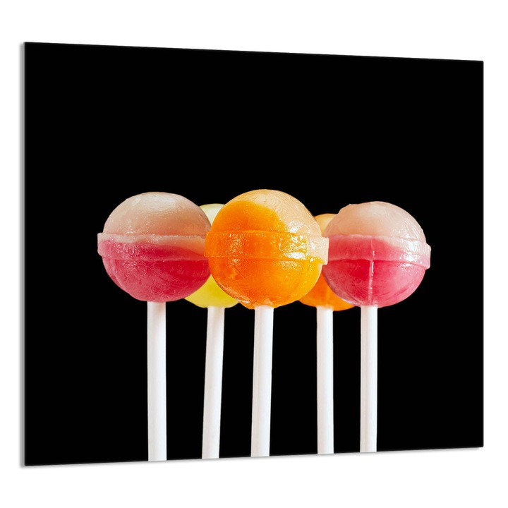 TMK ArtDeko 65x60 cm-es dekoratív üveglap konyhába, védelem, edénytartó, többszínű