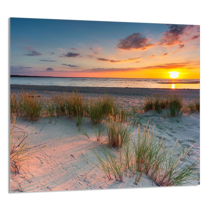 TMK ArtDeko 65x60 cm-es dekoratív üveg konyhai hátfal, védelem, edénytartó, többszínű