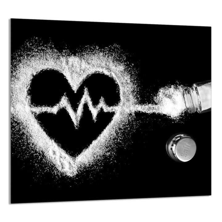 TMK ArtDeko 65x60cm üveg dekorációs tábla konyhába, védelem