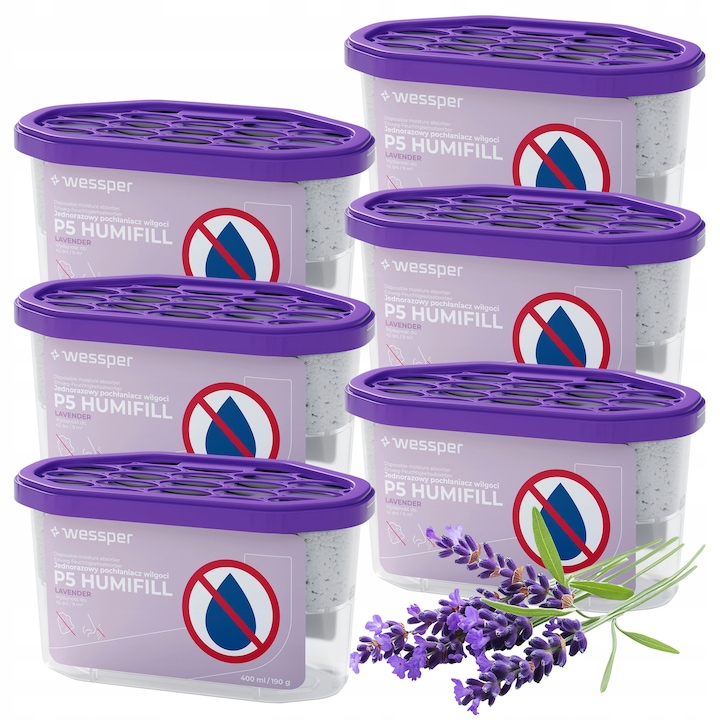 Wessper P4 Humifill absorbant de umiditate cu indicator + 3x cartus
