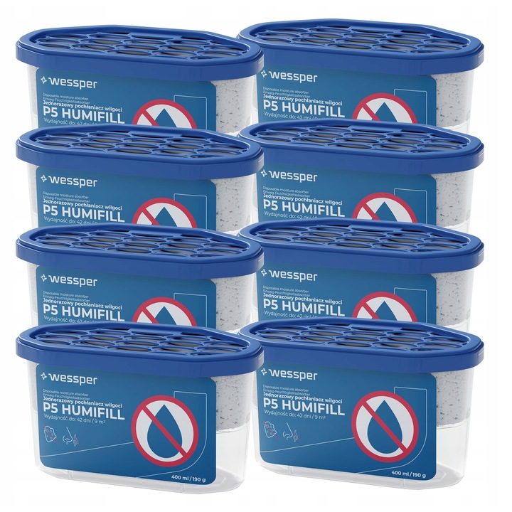 Set absorbante umiditate, Humistop, 4 bucati