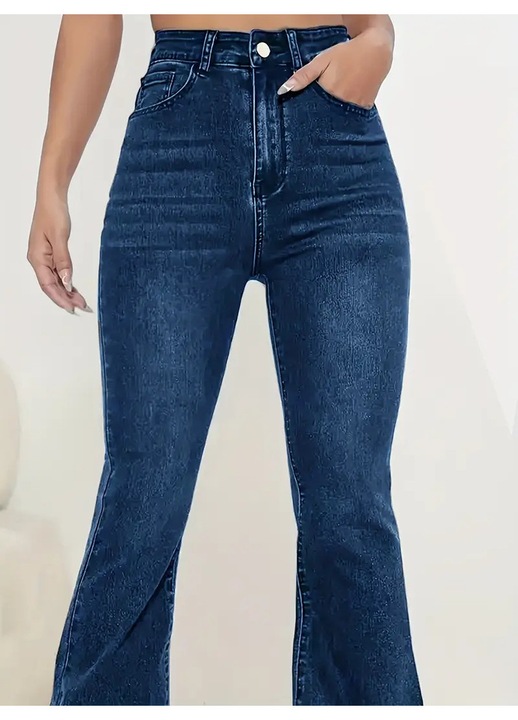 Női farmer, trapéz szabású, világoskék, 36 EU