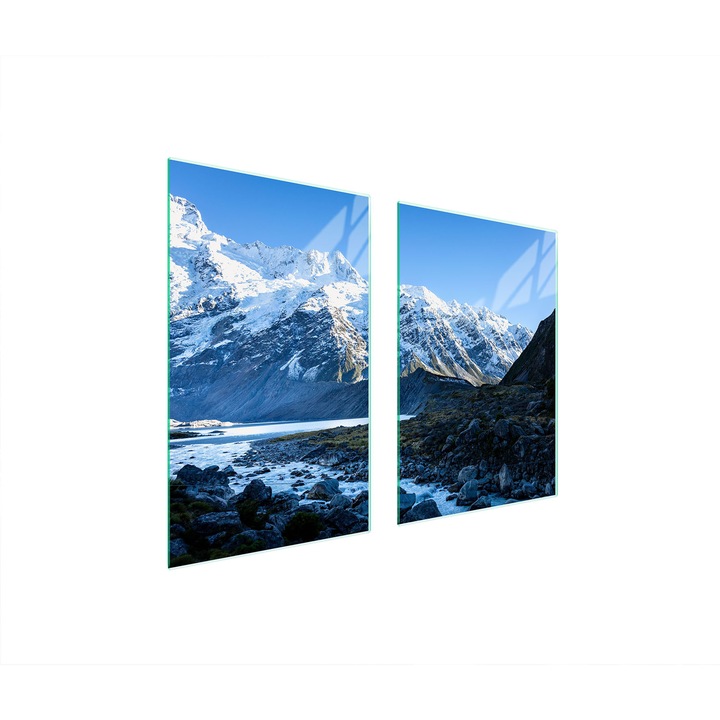 TMK ArtDeko üveg főzőlapvédő, 35x30x52 cm, modern design, könnyen tisztítható