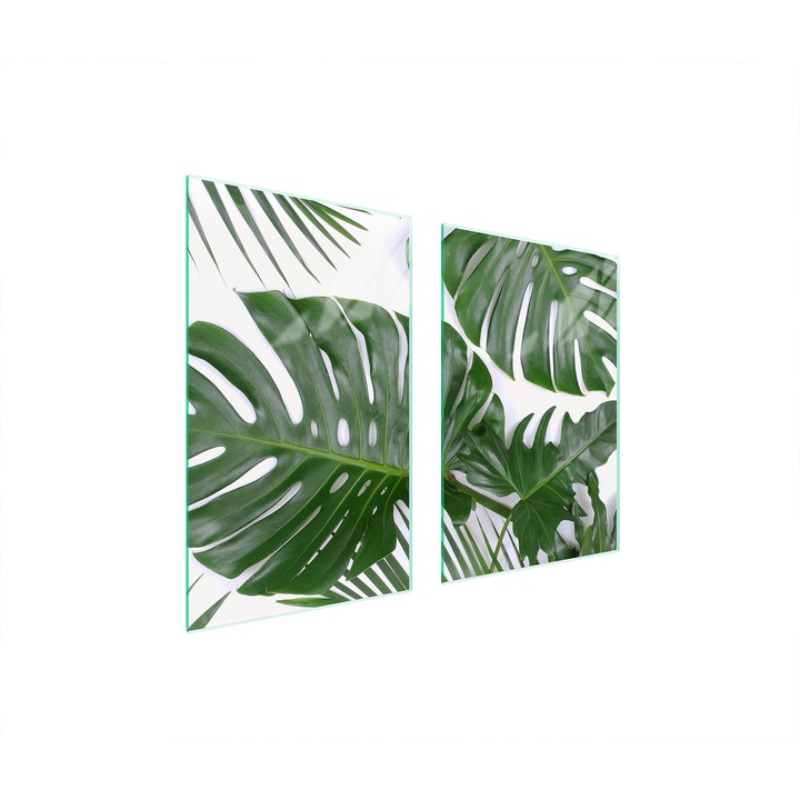 Üveg tűzhelyvédő lap TMK ArtDeko, 35x30x52cm, modern design, könnyen tisztítható