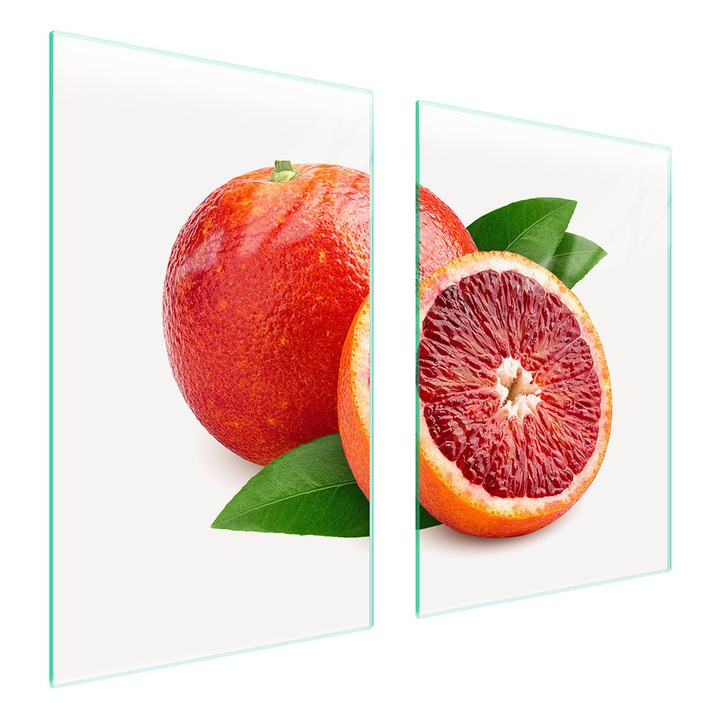 Üveg tűzhelyvédő lap TMK ArtDeko, 35x30x52 cm, modern design, könnyen tisztítható, többszínű