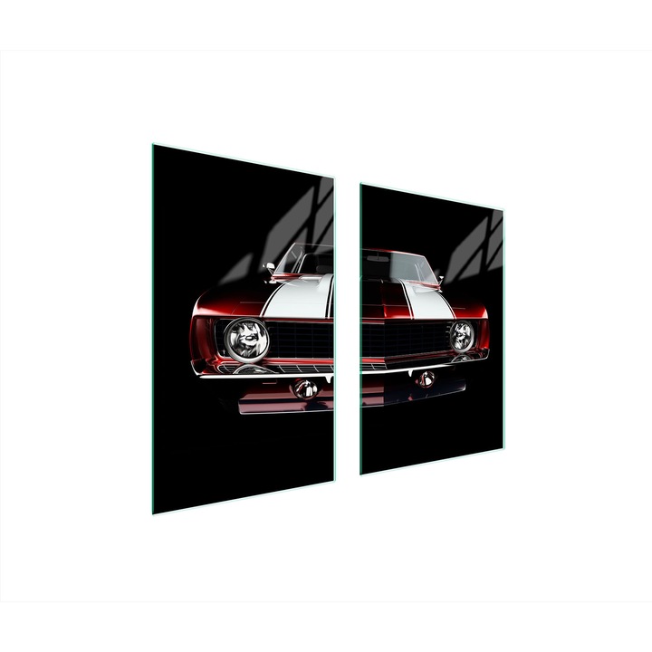 TMK ArtDeko üveg tűzhelyvédő lap, 35x30x52 cm, modern design, könnyen tisztítható